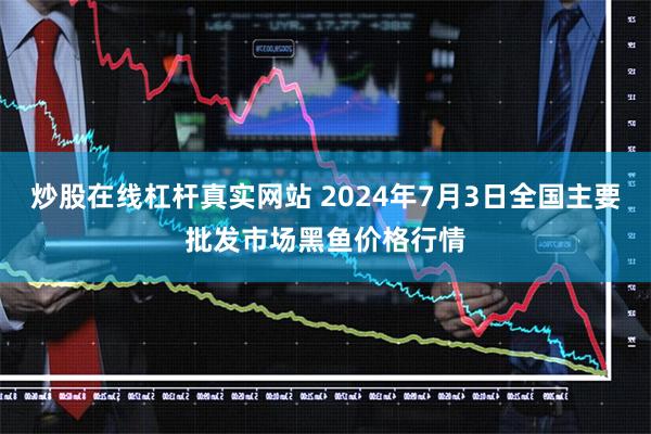 炒股在线杠杆真实网站 2024年7月3日全国主要批发市场黑鱼价格行情