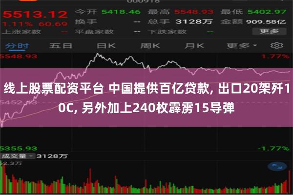 线上股票配资平台 中国提供百亿贷款, 出口20架歼10C, 另外加上240枚霹雳15导弹
