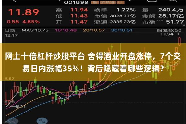 网上十倍杠杆炒股平台 舍得酒业开盘涨停，7个交易日内涨幅35%！背后隐藏着哪些逻辑？