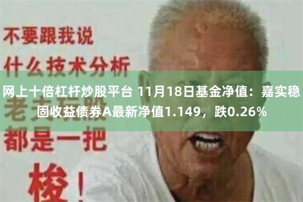 网上十倍杠杆炒股平台 11月18日基金净值：嘉实稳固收益债券A最新净值1.149，跌0.26%