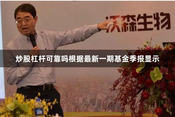 炒股杠杆可靠吗根据最新一期基金季报显示