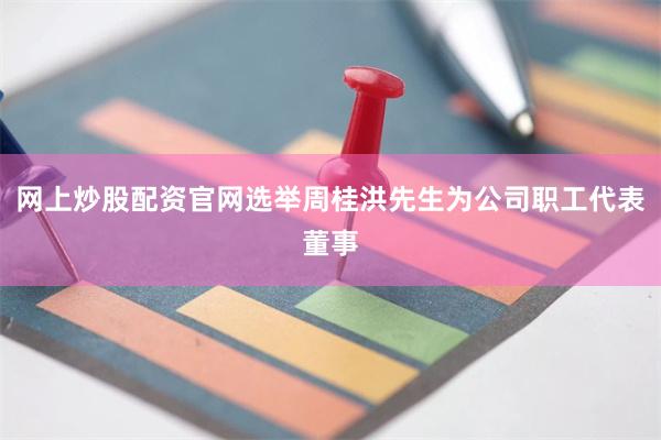 网上炒股配资官网选举周桂洪先生为公司职工代表董事